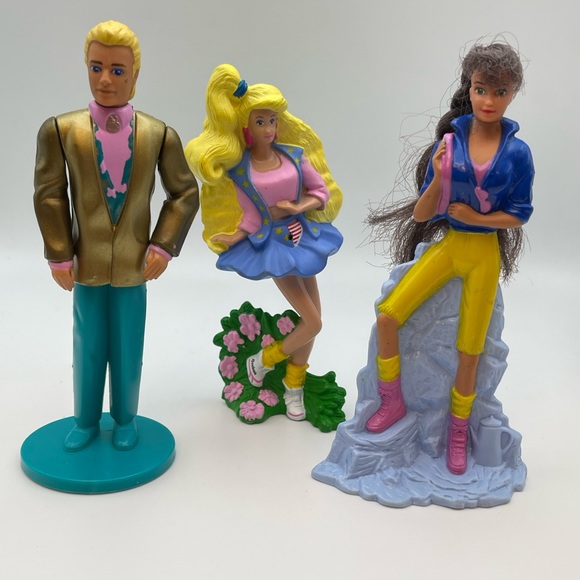 Barbie Other - Vintage 90s Mattel Barbie Mcdonalds Toys Lot of 3